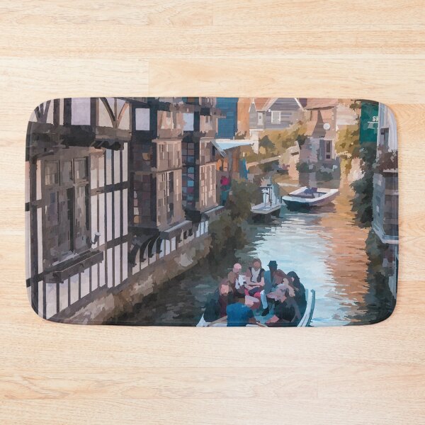 Item preview, English Village Stream - Watercolour Style designed and sold by WWWC2288.
