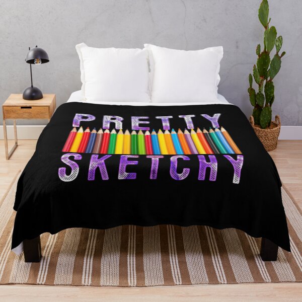 Item preview, Pretty Sketchy Fun Art Lover Colored Pencils Artists designed and sold by MoMasry.