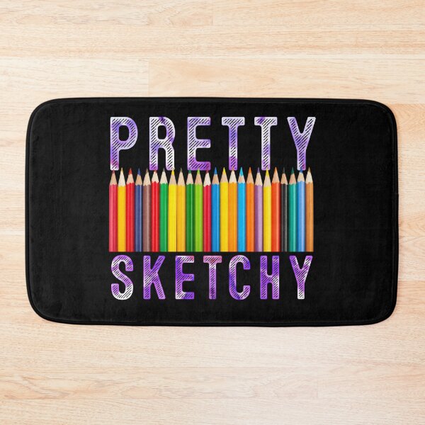 Item preview, Pretty Sketchy Fun Art Lover Colored Pencils Artists designed and sold by MoMasry.