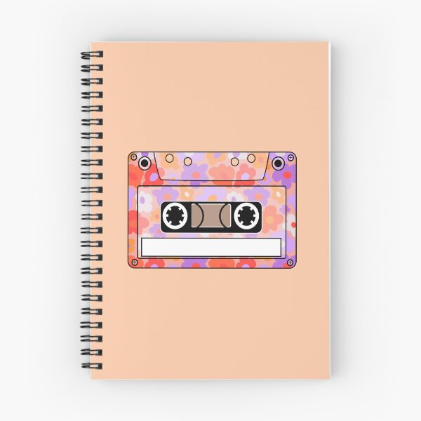 Item preview, Blank Customizable Retro 70s Flowers Cassette Tape designed and sold by everything4eva.
