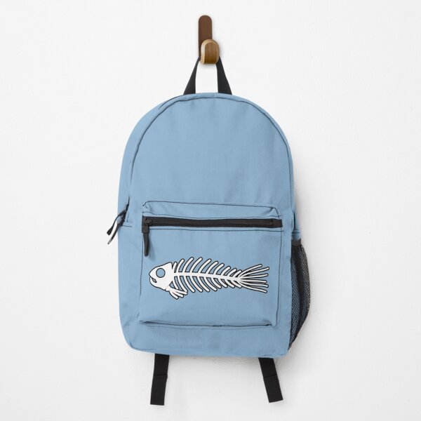 Item preview, Fish skeleton bones simple outlined pattern designed and sold by Opalaeo.