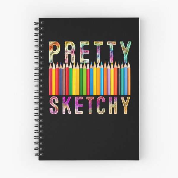 Item preview, Pretty Sketchy Fun Art Lover Colored Pencils Artists designed and sold by MoMasry.