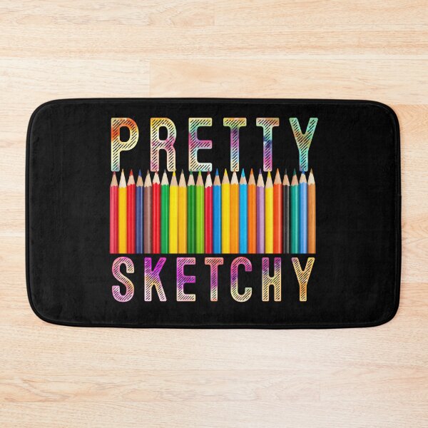 Item preview, Pretty Sketchy Fun Art Lover Colored Pencils Artists designed and sold by MoMasry.