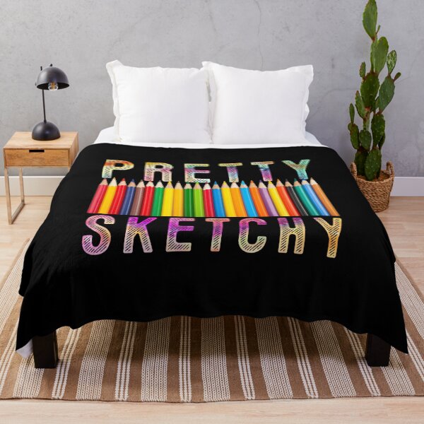 Item preview, Pretty Sketchy Fun Art Lover Colored Pencils Artists designed and sold by MoMasry.