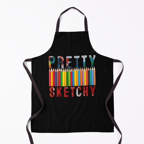 Item preview, Pretty Sketchy Fun Art Lover Colored Pencils Artists designed and sold by MoMasry.