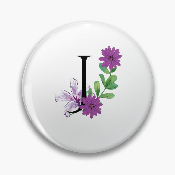 Item preview, Floral J designed and sold by ThoughtfulyCute.
