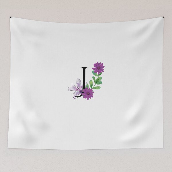 Item preview, Floral J designed and sold by ThoughtfulyCute.