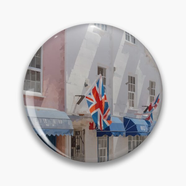 Item preview, British Flags in Village - Watercolour Style designed and sold by WWWC2288.