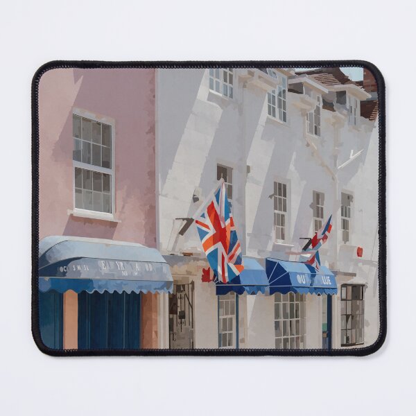Item preview, British Flags in Village - Watercolour Style designed and sold by WWWC2288.