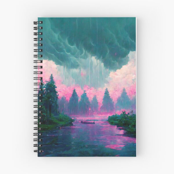 Item preview, Vaporwave Rainstorm 1 designed and sold by MdMathias.