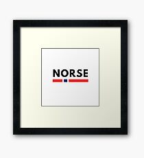 Nordisches Norwegen Gerahmtes Wandbild