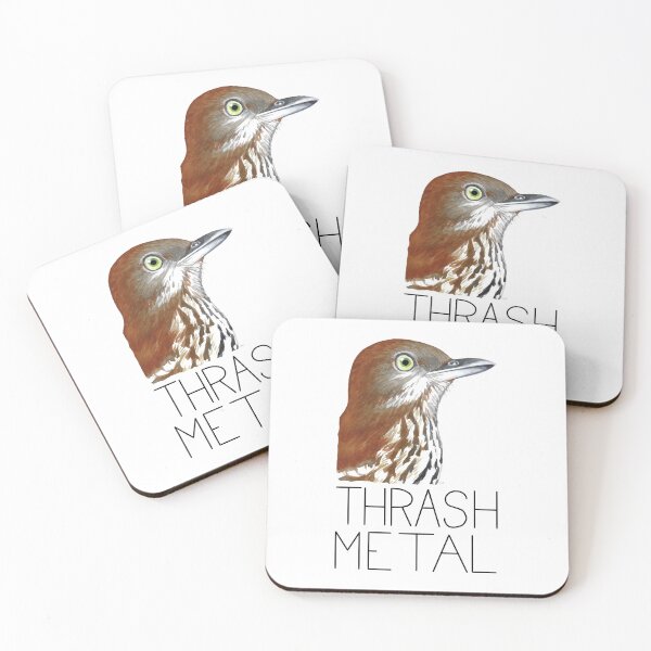 Item preview, Thrash Metal (Brown Thrasher) designed and sold by LauraWolfArtist.