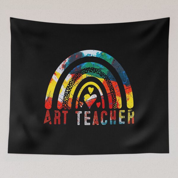 Item preview, Art Teacher Colorful Rainbow Funny Back To Schoo designed and sold by MoMasry.