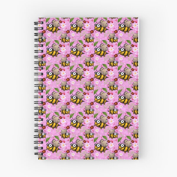 Item preview, Fine bee pattern - pink designed and sold by Limones-Design.
