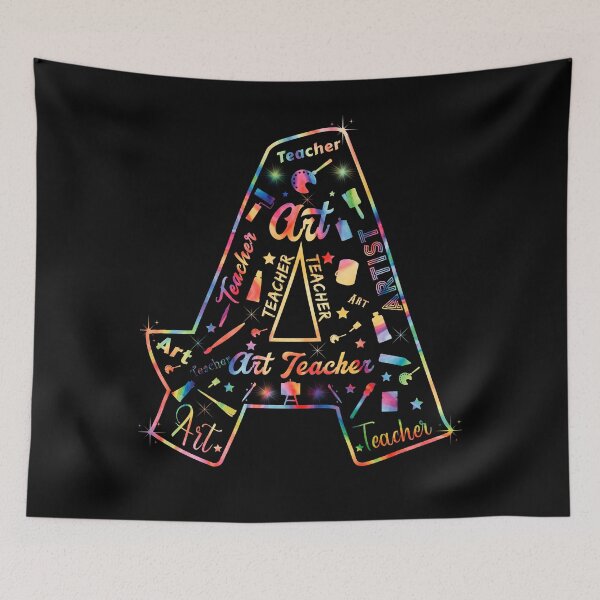 Item preview, A Is For Art Teacher Lover Tie Dye designed and sold by MoMasry.