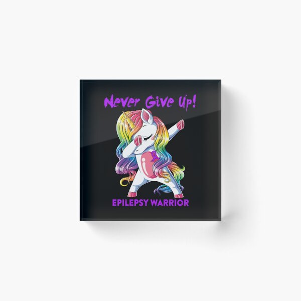 Item preview, Epilepsy Warrior - Never Give Up! - Support Epilepsy Warrior Gifts designed and sold by whlrcheryl.