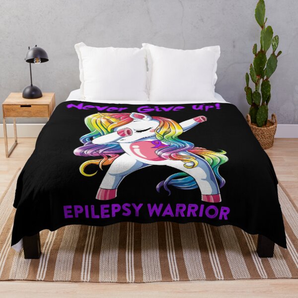 Item preview, Epilepsy Warrior - Never Give Up! - Support Epilepsy Warrior Gifts designed and sold by whlrcheryl.