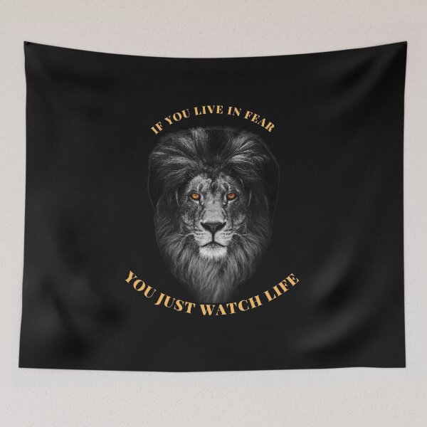 Item preview, New Fashion The Majestic Lion No Fear Design designed and sold by Thonja.