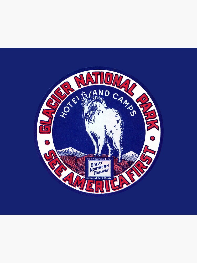 1940s Glacier National Park Pet Bandana for Sale by historicimage