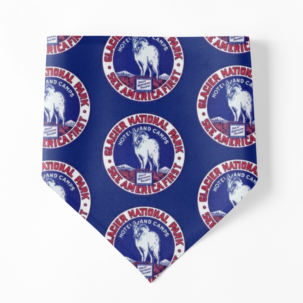 1940s Glacier National Park Pet Bandana for Sale by historicimage