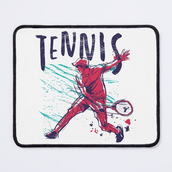 Item preview, Tennis player design with grunge effect designed and sold by Rob-Son.