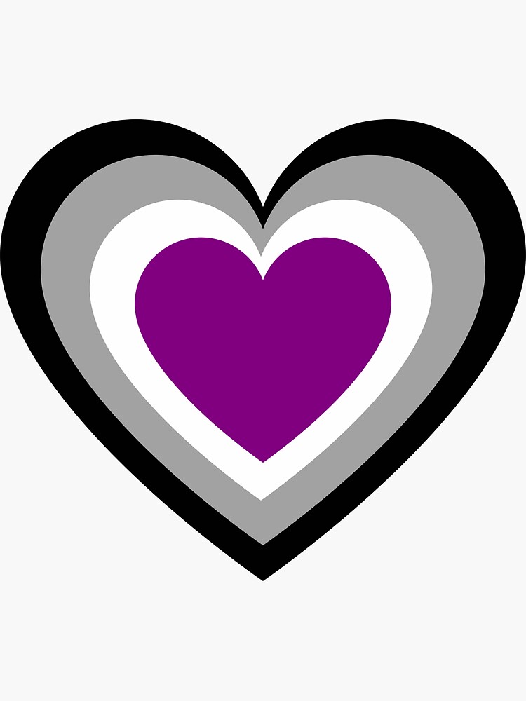 Asexual Pride Flag Heart Sticker For Sale By Thepridewizard Redbubble 7123