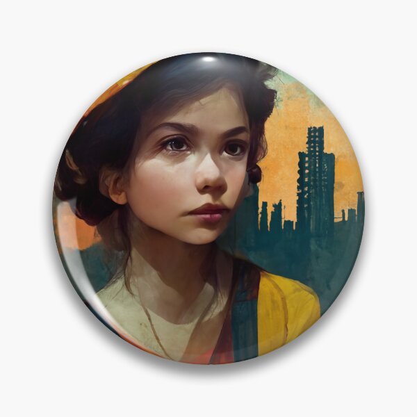 Item preview, Girl with building in the background. designed and sold by Vimpace.