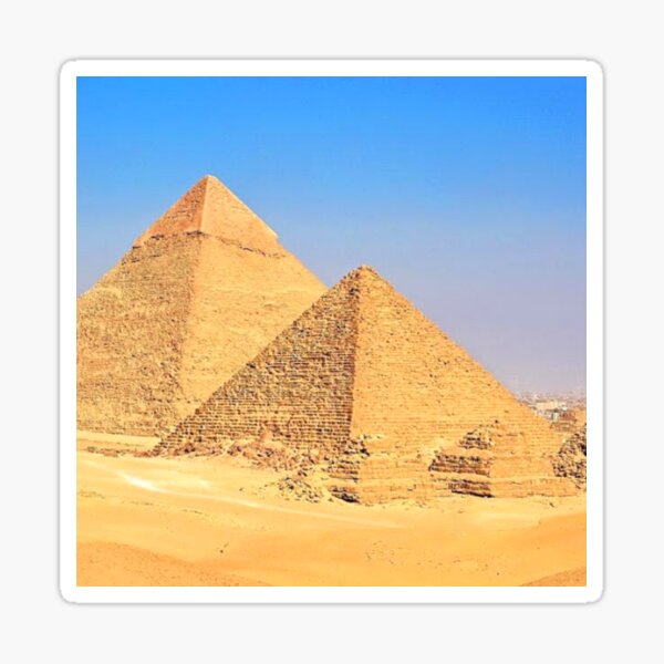 "Pyramids Of Giza In Egypt " Sticker For Sale By Lets-travel | Redbubble