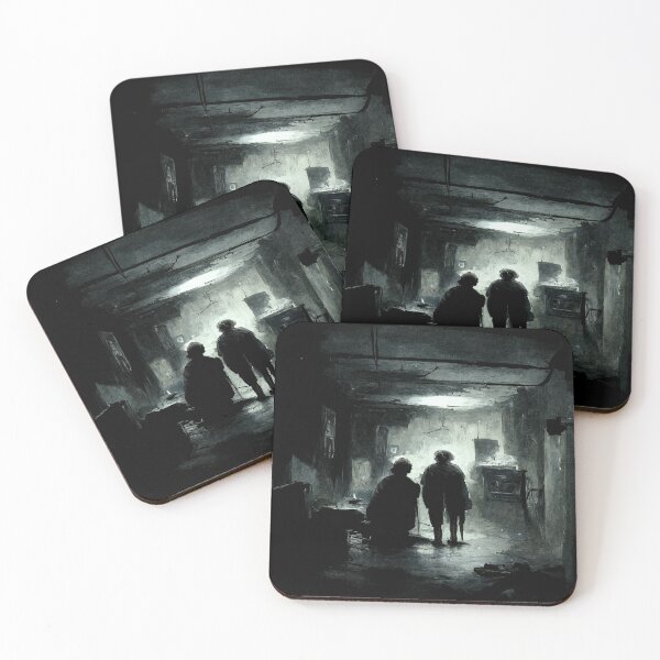 Item preview, Survivors in dimly lit basement designed and sold by Vimpace.