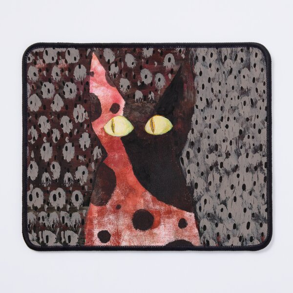 Item preview, Folksy black cat designed and sold by Wondroustrange.