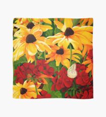 Sunflowers and Geraniums Scarf