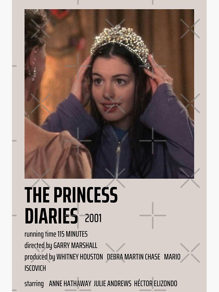 "princess diaries movie print" Sticker for Sale by sstickersbyt | Redbubble