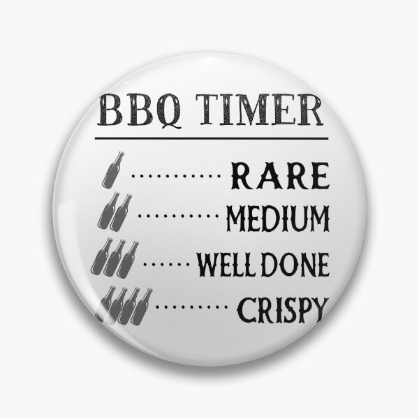 Item preview, Dads BBQ Timer, Funny Beer Drinking Smoke Meat BBQ Party design designed and sold by Merchking1.