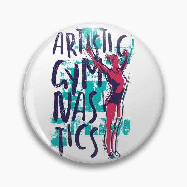 Item preview, Gymnastics girl design with grunge effect designed and sold by Rob-Son.