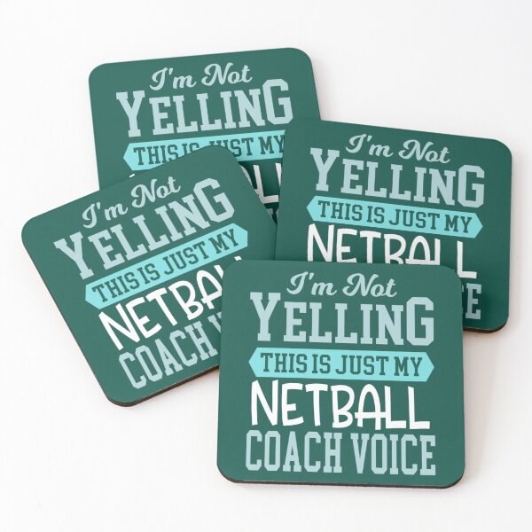 Item preview, Netball Coach Voice-Cool Funny Best Netball Player Team Quotes Champion Sayings   designed and sold by AmeliaBeilkez.