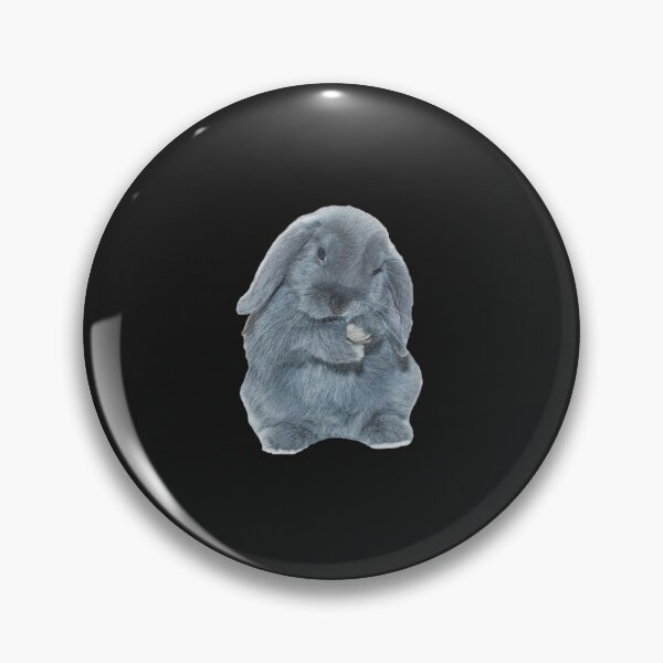 Item preview, A Grey Mini Lop Bunny Rabbit Art  designed and sold by RobertSchwart.
