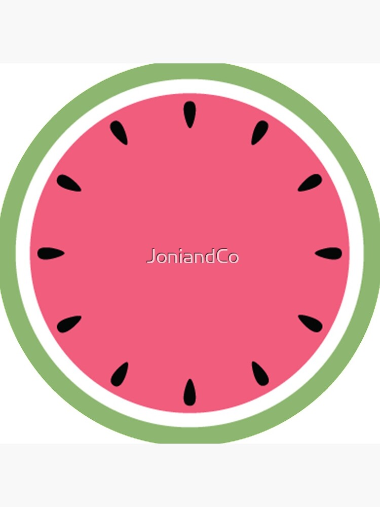 Watermelon Clock by JoniandCo