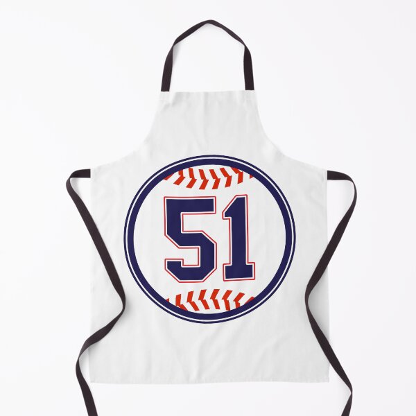 Item preview, Baseball Jersey Blue Number 51 Fifty One designed and sold by MSBDesign.