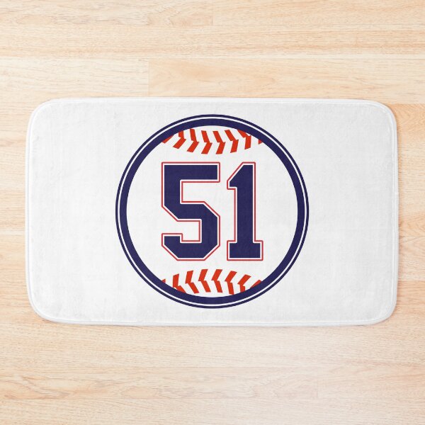 Item preview, Baseball Jersey Blue Number 51 Fifty One designed and sold by MSBDesign.