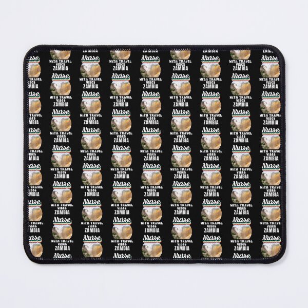 Item preview, Retro Nurse With Zambia Travel Vibes designed and sold by TeevesROCTees.