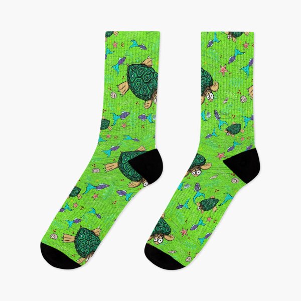 Item preview, Turtle fun - green designed and sold by Limones-Design.
