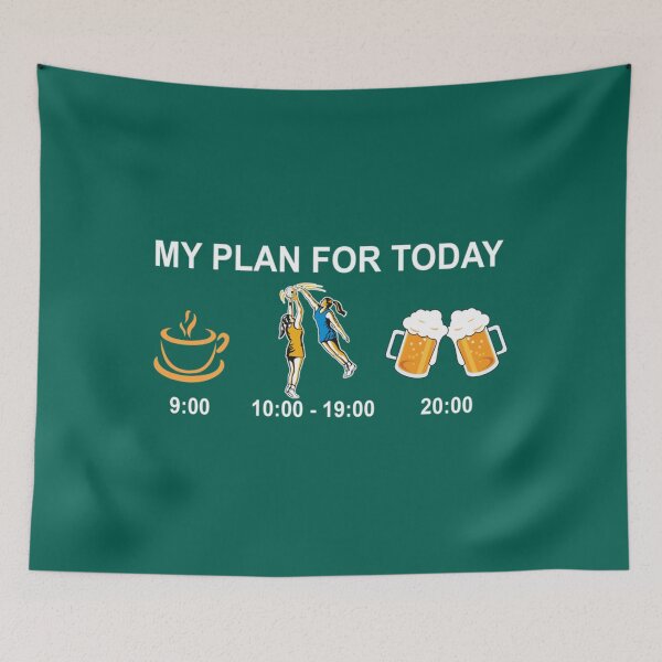 Item preview, Netball my plan for today V3 designed and sold by AmeliaBeilkez.