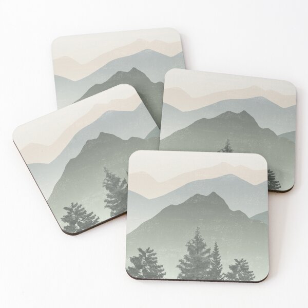 Item preview, Sage Green Mountain designed and sold by ArticraftShop.