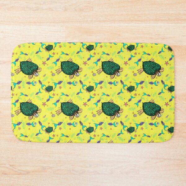 Item preview, Turtle fun - lemon yellow designed and sold by Limones-Design.