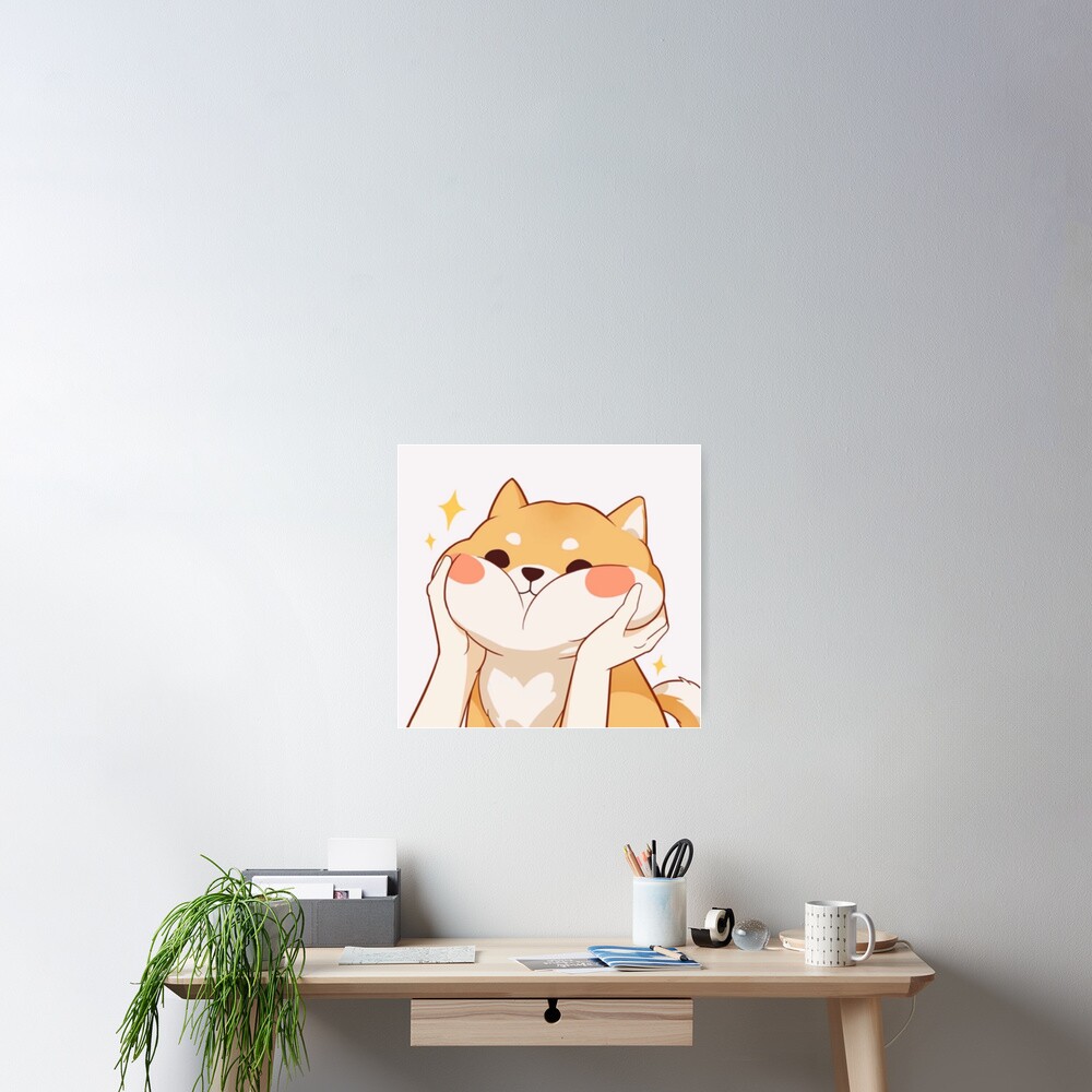 Kawaii Shiba inu Poster