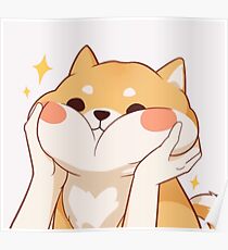 Kawaii Shiba inu Poster