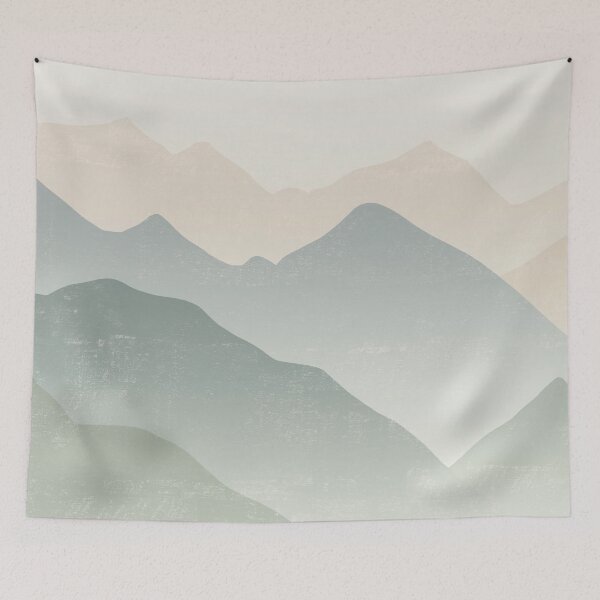 Item preview, Sage Green Mountain 2 designed and sold by ArticraftShop.