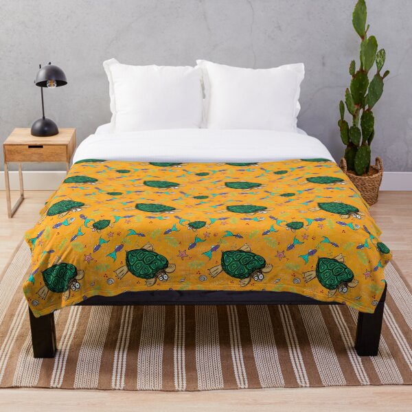 Artikelvorschau, Turtle fun - orange entworfen und verkauft von Limones-Design.