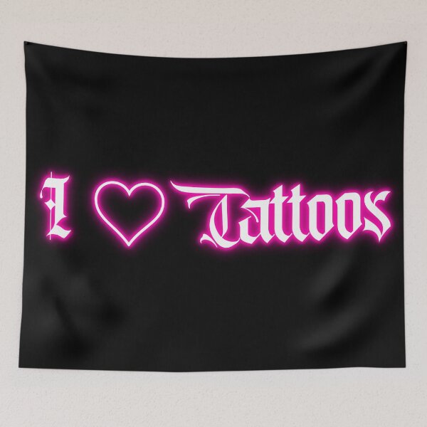 Item preview, i love tattoos designed and sold by johnalawtattoo.