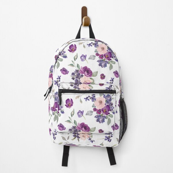 Aperçu de l'œuvre Imprimé floral violet et blush créée et vendue par hsiangyc.